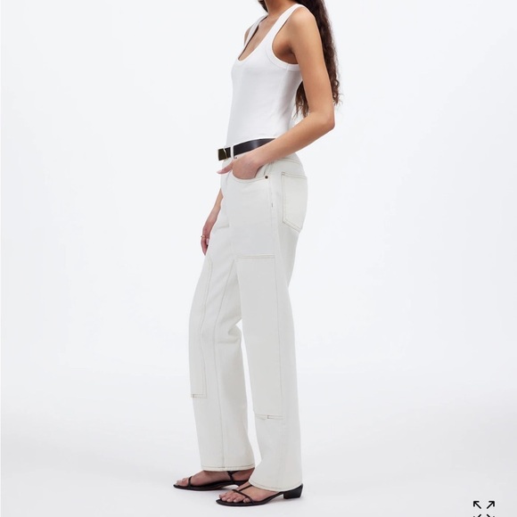 Madewell The Dean Easy Straight Jean - Picture 3 of 7